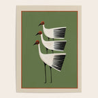 Striped Bird Trio Poster Gallery Image 4
