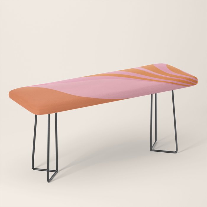 Groovy Color in Pink and Orange Bench Gallery Image 1