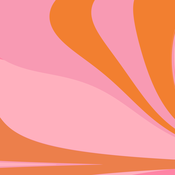 Groovy Color in Pink and Orange Coffee Mug Gallery Image 2