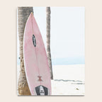 California Beach Pink Surfboard Notebook Gallery Image 4