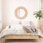 California Beach Pink Surfboard Duvet Cover Gallery Image 3