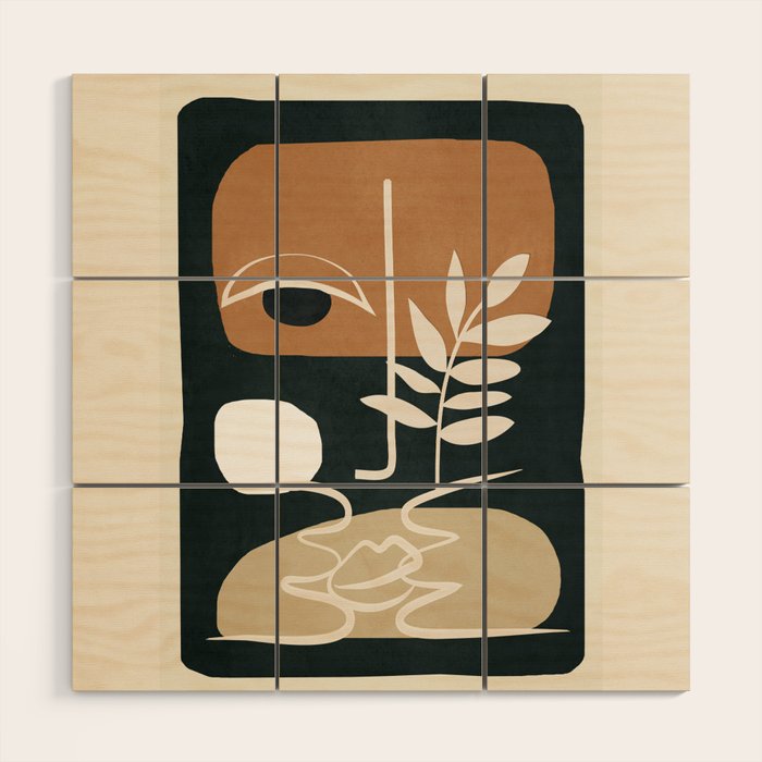Abstract Feeling 6 Wood Wall Art Gallery Image 1