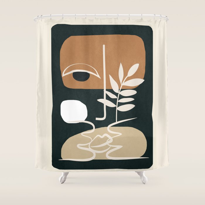 Abstract Feeling 6 Shower Curtain Gallery Image 1