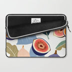 Fig Bohème, Botanical Fruits Food Nature, Vintage Plants Free-style Illustration Jungle, Garden Forest Summer Juicy Bohemian Sweetness Laptop Sleeve Gallery Image 2