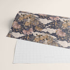 Fox Cubs in Moonlit Garden Wrapping Paper Gallery Image 2