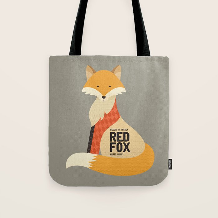Hello Red Fox Tote Bag Gallery Image 1