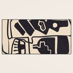 Modern Abstract Minimal Shapes 53 Desk Mat Gallery Image 3