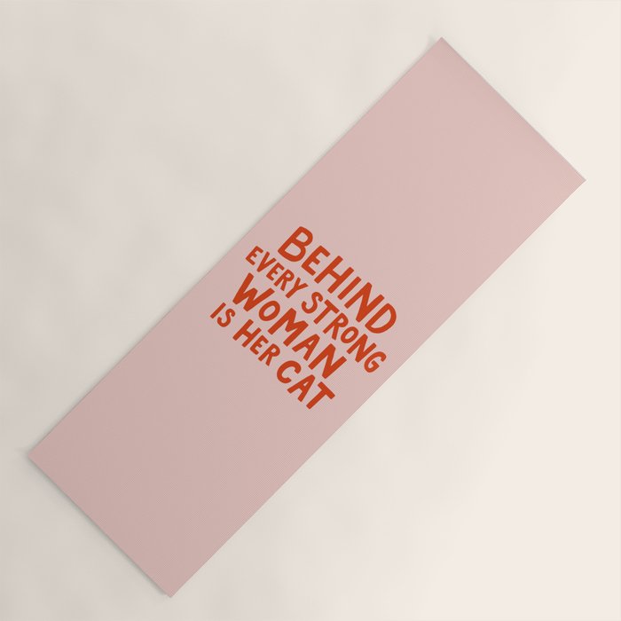 Behind Every Strong Woman Yoga Mat Gallery Image 1