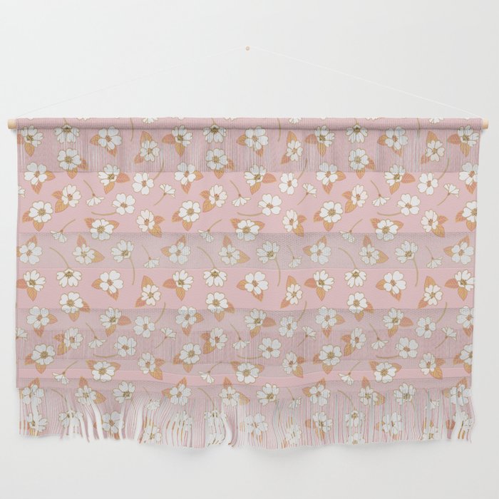 Spring Garden Dlicate Blooms - Pink Wall Hanging Gallery Image 1