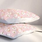 Spring Garden Dlicate Blooms - Pink Pillow Sham Gallery Image 3