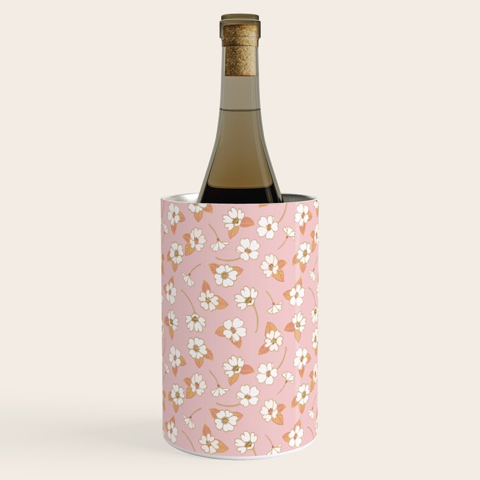 Spring Garden Dlicate Blooms - Pink Wine Chiller Gallery Image 2