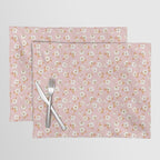 Spring Garden Dlicate Blooms - Pink Placemat Gallery Image 1