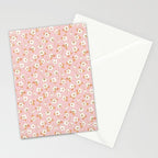 Spring Garden Dlicate Blooms - Pink Stationery Card Gallery Image 2