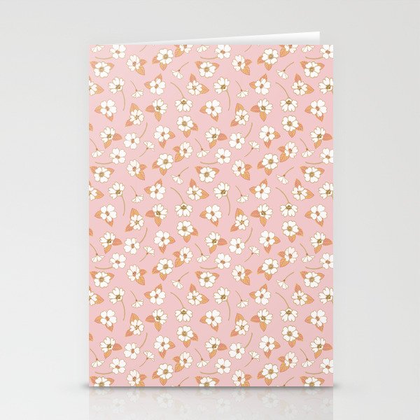 Spring Garden Dlicate Blooms - Pink Stationery Card Gallery Image 2