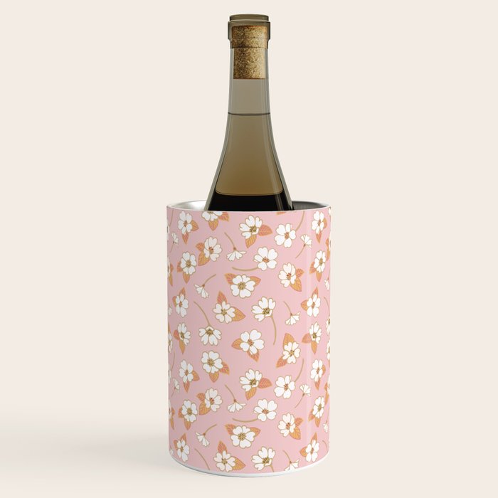 Spring Garden Dlicate Blooms - Pink Wine Chiller Gallery Image 1