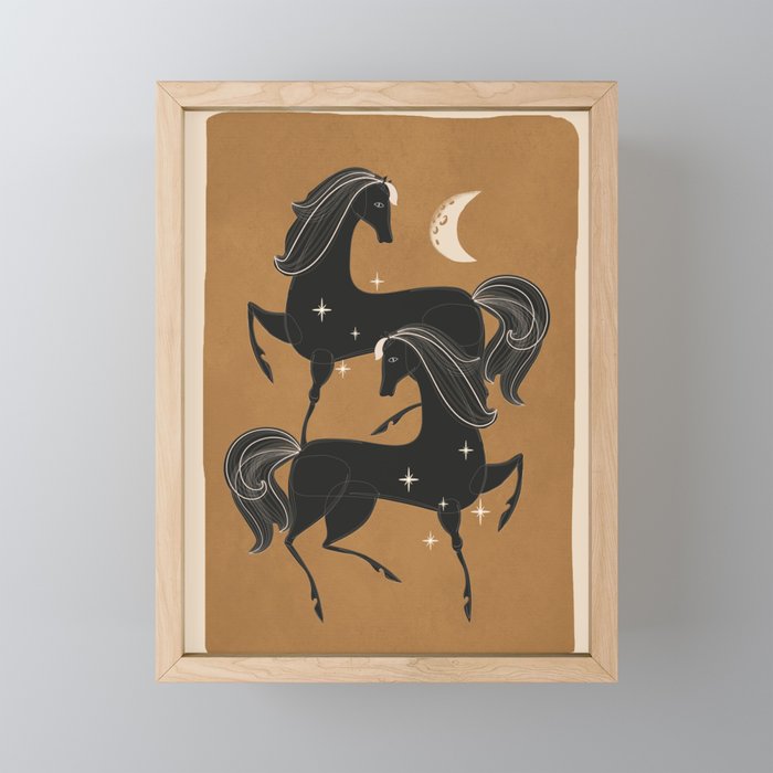Horses 1  Mini Art Print Gallery Image 1