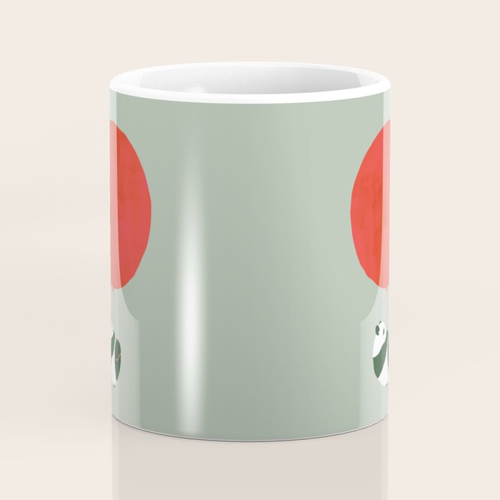 Traveling panda Coffee Mug Gallery Image 4