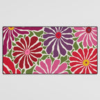 Lazy Florals #3 Desk Mat Gallery Image 3