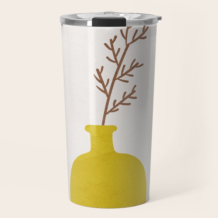 Little Vase Design 3 Travel Mug Gallery Image 1