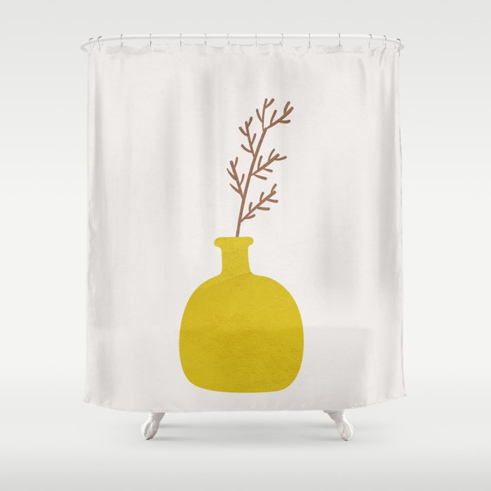 Little Vase Design 3 Shower Curtain Gallery Image 1