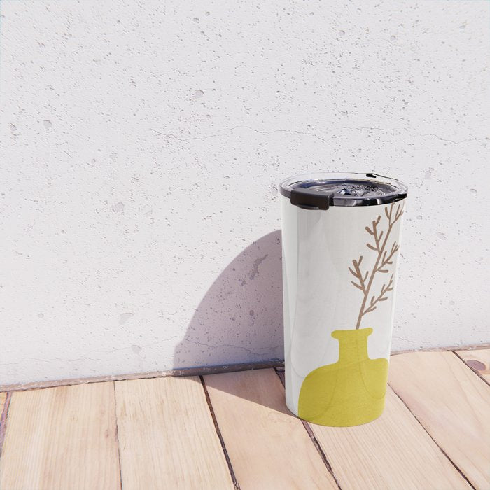 Little Vase Design 3 Travel Mug Gallery Image 4