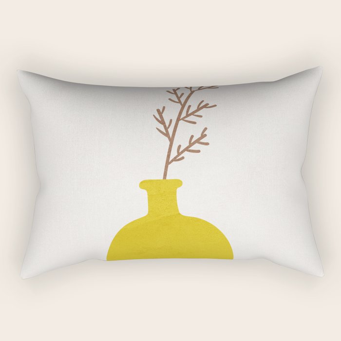 Little Vase Design 3 Rectangular Pillow Gallery Image 2
