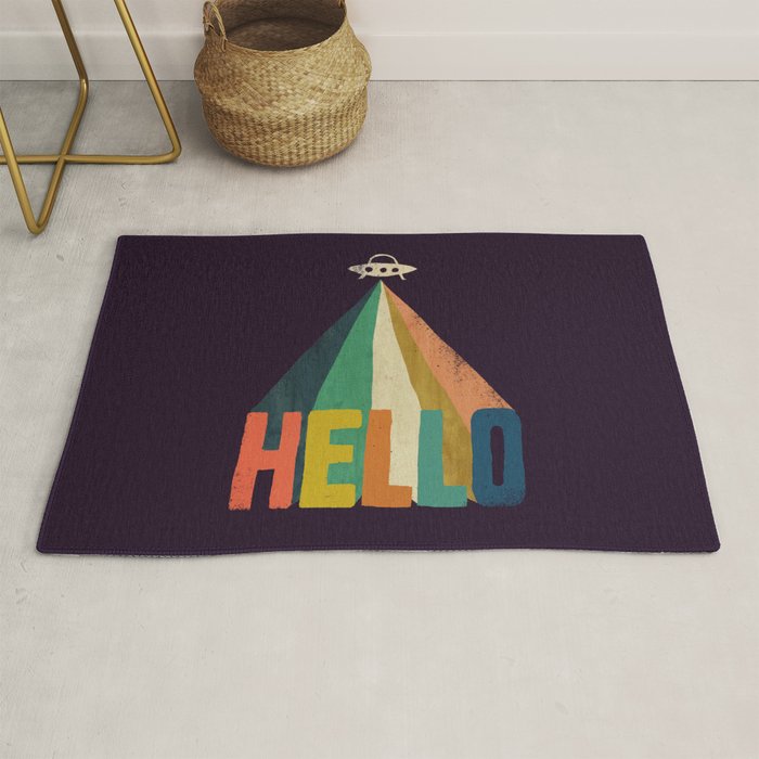 Hello I come in peace Rug Gallery Image 1