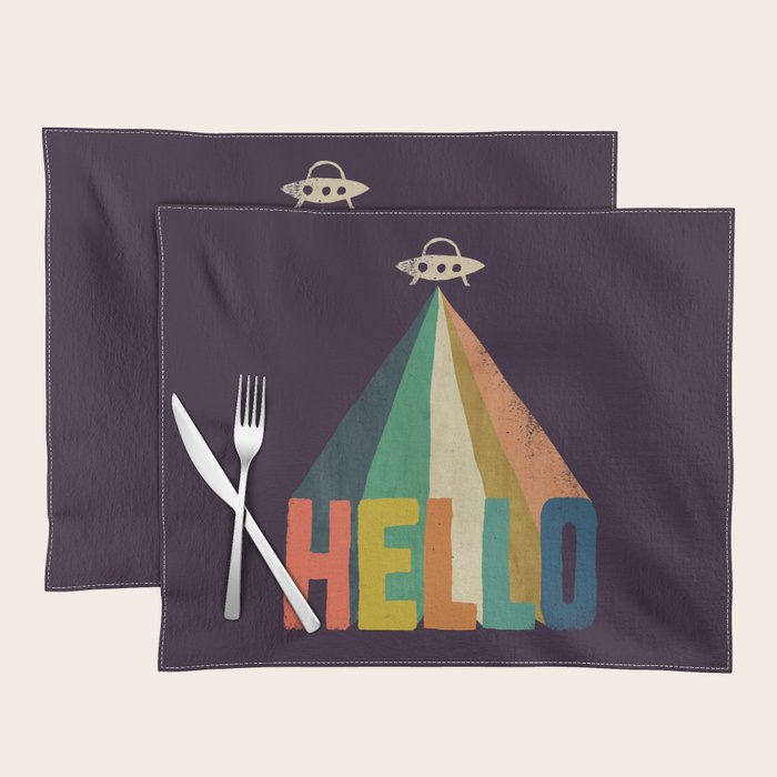 Hello I come in peace Placemat Gallery Image 1