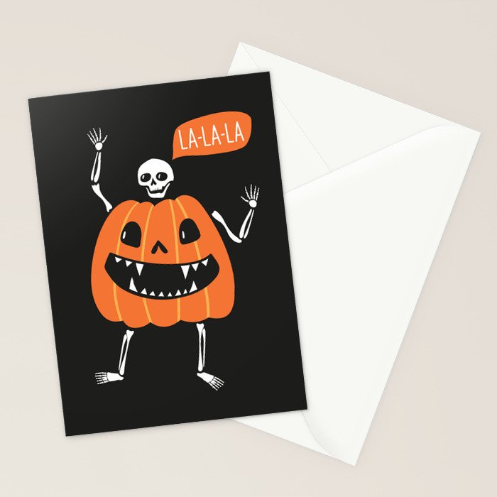 Pumpkin costume Stationery Card Gallery Image 2