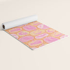 Halloween Pumpkins - pink and orange Yoga Mat Gallery Image 2