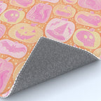 Halloween Pumpkins - pink and orange Rug Gallery Image 4