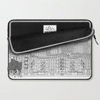 New York Hand Drawn Illustration Laptop Sleeve Gallery Image 2
