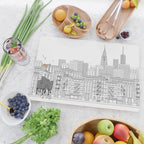 New York Hand Drawn Illustration Cutting Board Gallery Image 2