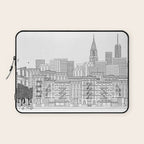 New York Hand Drawn Illustration Laptop Sleeve Gallery Image 1