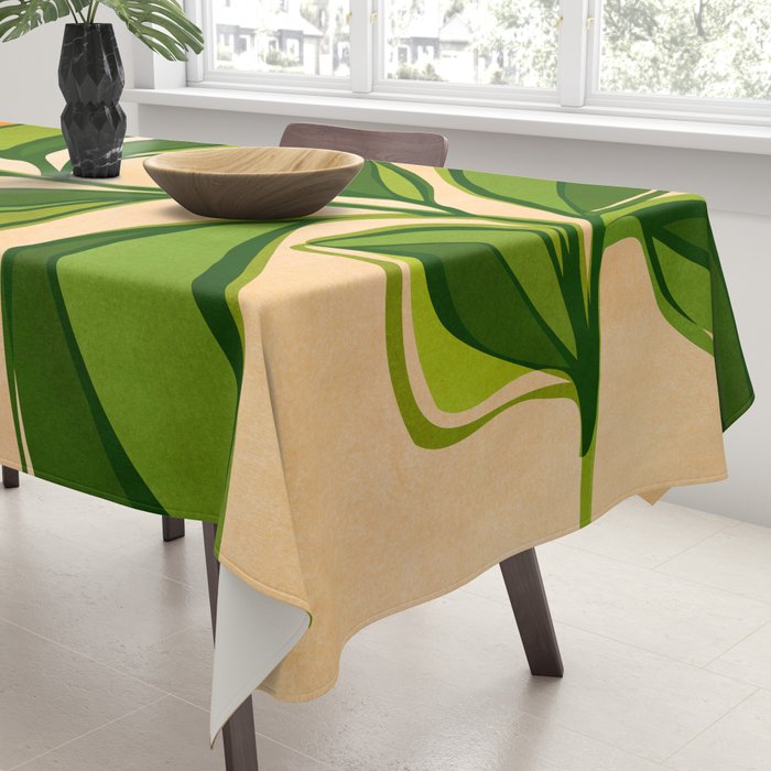 Golden Forest Sunset Tablecloth Gallery Image 3