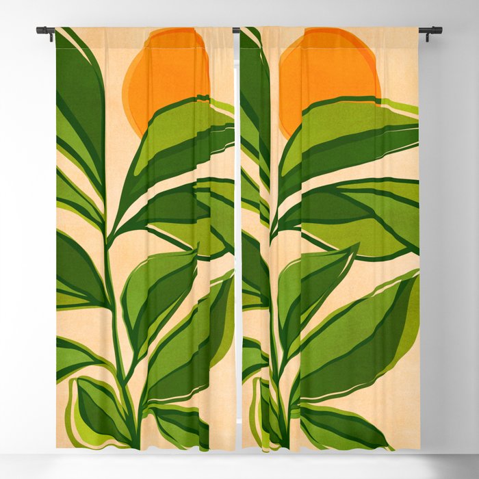 Golden Forest Sunset Window Curtain Gallery Image 5