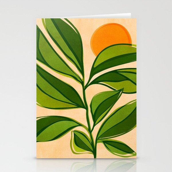 Golden Forest Sunset Stationery Card Gallery Image 2