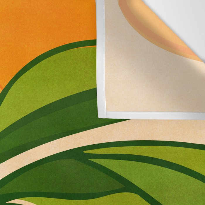 Golden Forest Sunset Wall Tapestry Gallery Image 3