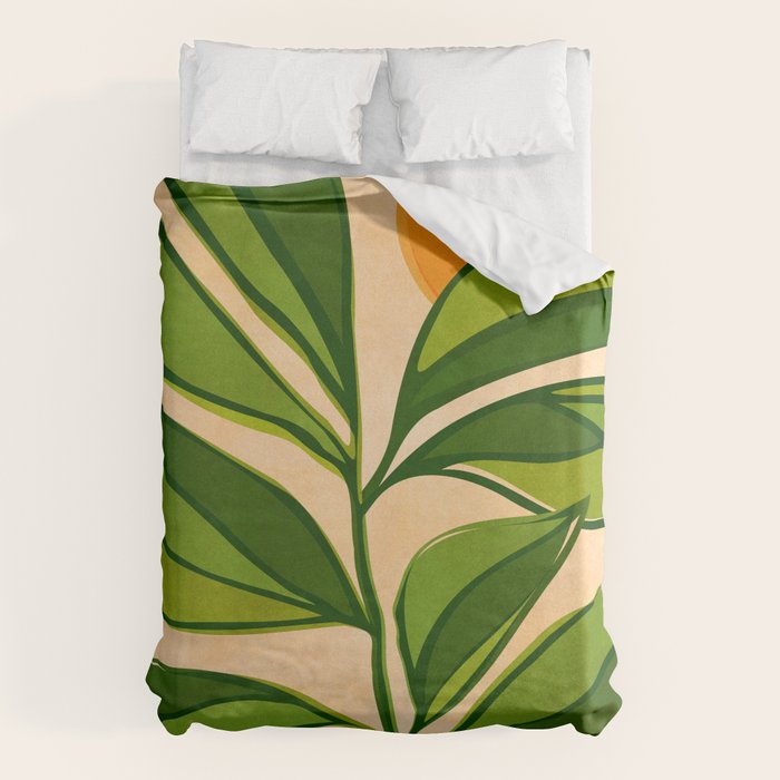 Golden Forest Sunset Duvet Cover Gallery Image 1