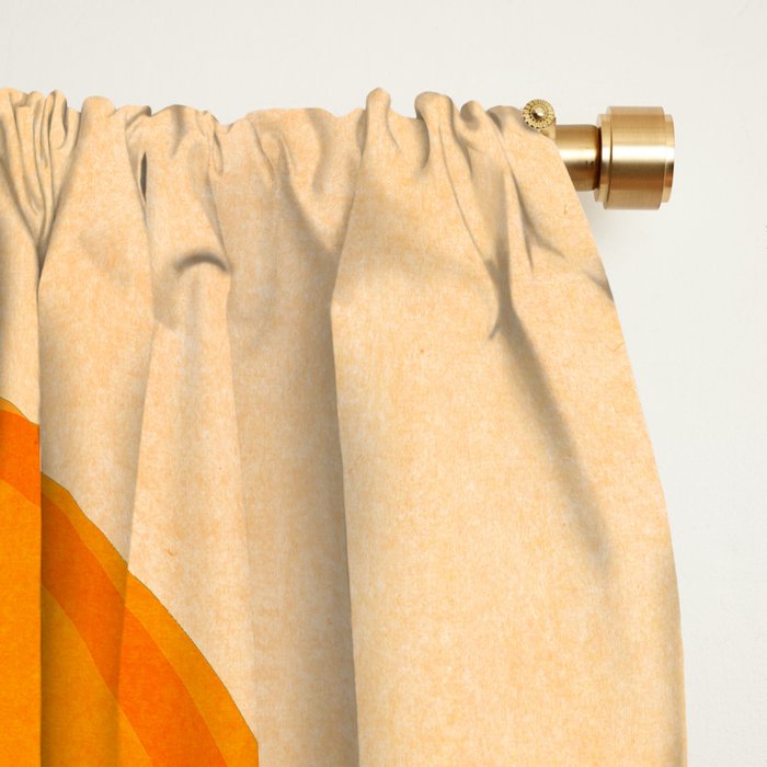Golden Forest Sunset Window Curtain Gallery Image 2