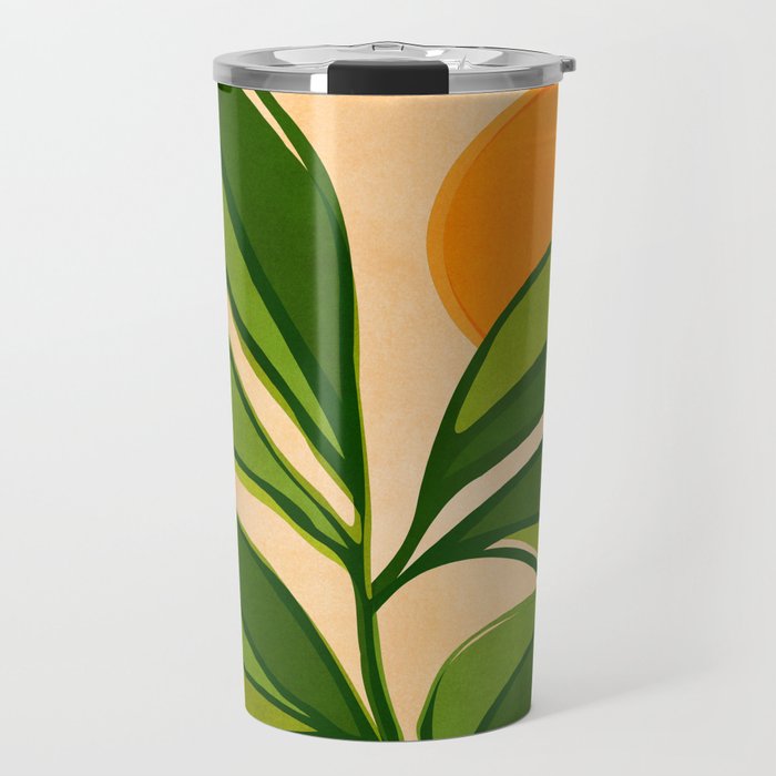 Golden Forest Sunset Travel Mug Gallery Image 1