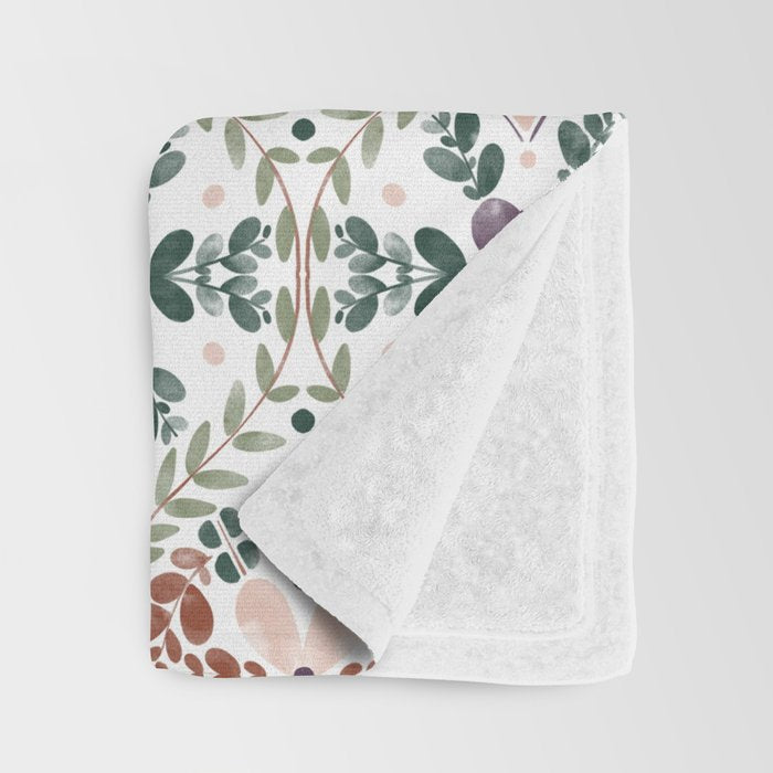 Rustic Intricate Garden Throw Blanket Gallery Image 3