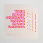 TAKE MORE CHANCES DANCE MORE DANCES Wrapping Paper Gallery Image 3