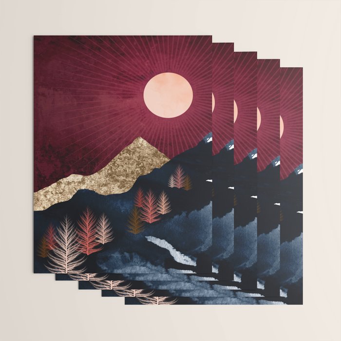 Autumn Night Wrapping Paper Gallery Image 3