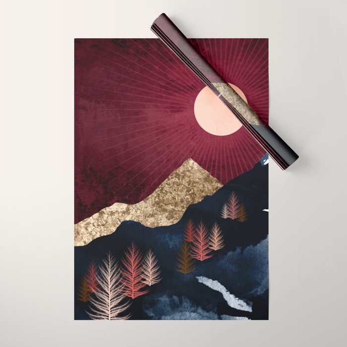 Autumn Night Wrapping Paper Gallery Image 1