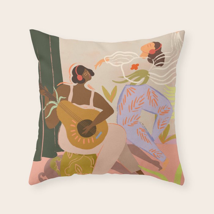 Rock and Roll Throw Pillow Gallery Image 6