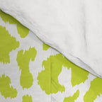Chartreuse French Leopard Print Comforter Gallery Image 4