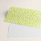 Chartreuse French Leopard Print Wrapping Paper Gallery Image 2