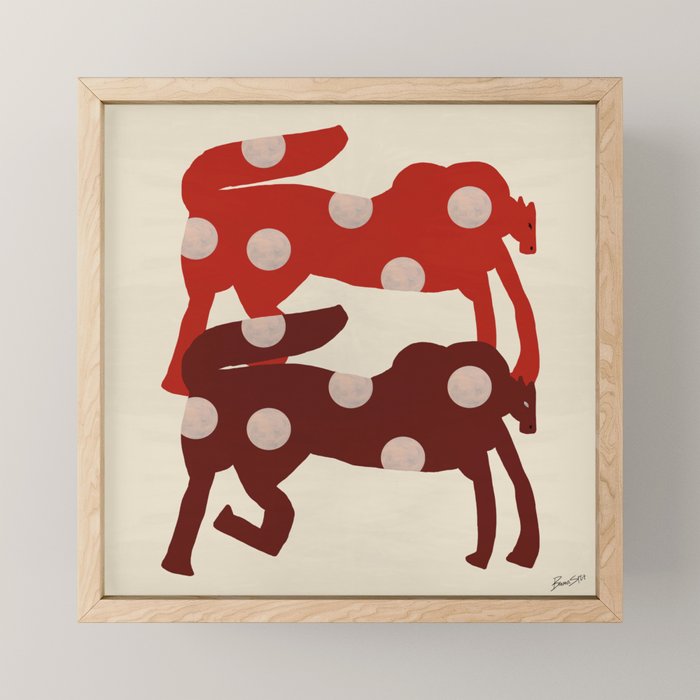Moon Marks Mini Art Print Gallery Image 1