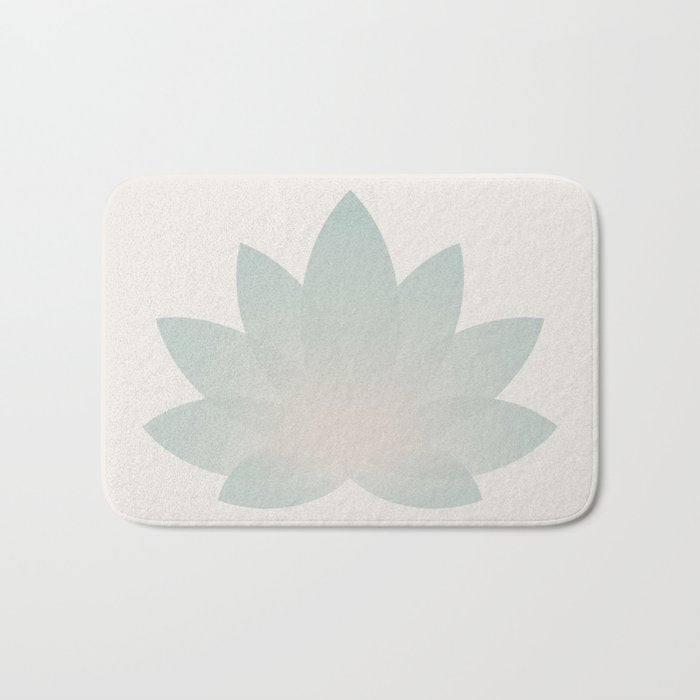 Lotus Flower Minimalism VI Bath Mat Gallery Image 1